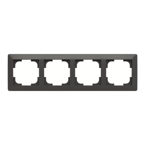 ABB 4-es keret, Zoni, fekete matt / fehér 3901T-A00040 137, 2CHT010040A6137