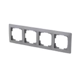 ABB 4-es keret, Zoni, szürke / fehér 3901T-A00040 141, 2CHT010040A6141