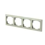 ABB 4-es keret, Zoni, olíva / fehér 3901T-A00040 143, 2CHT010040A6143