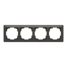   ABB 4-es keret, Zoni, fekete matt 3901T-A00040 237, 2CHT010040A6237