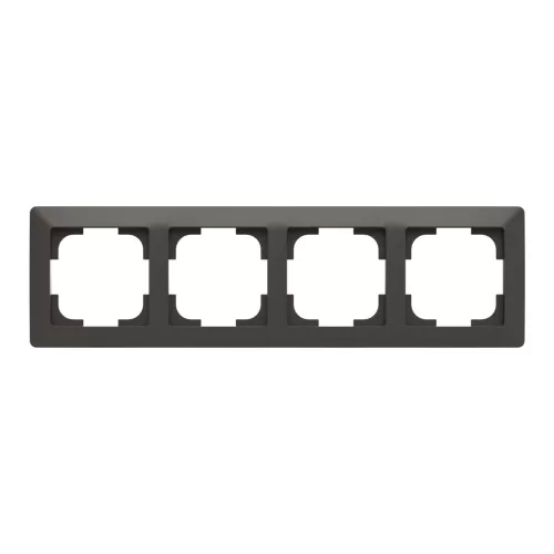 ABB 4-es keret, Zoni, fekete matt 3901T-A00040 237, 2CHT010040A6237