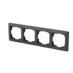 ABB 4-es keret, Zoni, fekete matt 3901T-A00040 237, 2CHT010040A6237