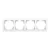 ABB 4-es keret, Zoni, fehér matt 3901T-A00040 240, 2CHT010040A6240