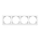 ABB 4-es keret, Zoni, fehér matt 3901T-A00040 240, 2CHT010040A6240