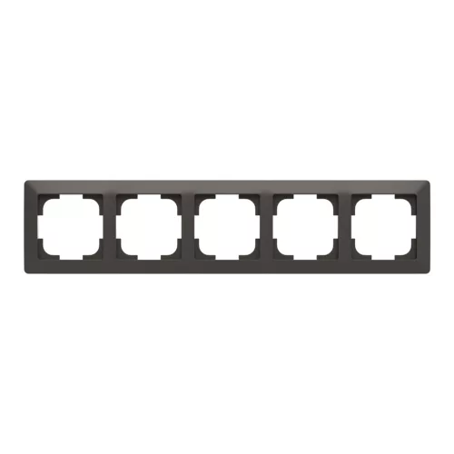 ABB 5-ös keret, Zoni, fekete matt / fehér 3901T-A00050 137, 2CHT010050A6137
