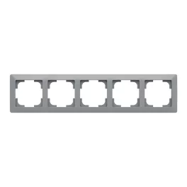   ABB 5-ös keret, Zoni, szürke / fehér 3901T-A00050 141, 2CHT010050A6141