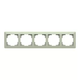   ABB 5-ös keret, Zoni, olíva / fehér 3901T-A00050 143, 2CHT010050A6143