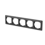ABB 5-ös keret, Zoni, fekete matt 3901T-A00050 237, 2CHT010050A6237