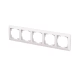 ABB 5-ös keret, Zoni, fehér 3901T-A00050 500, 2CHT010050A6500