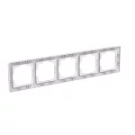 ABB 5-ös keret, Zoni, fehér 3901T-A00050 500, 2CHT010050A6500