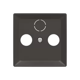   ABB TV-R / TV-R-Sat fedlap, Zoni, fekete matt 5011T-A00300 237, 2CHT080300A4237