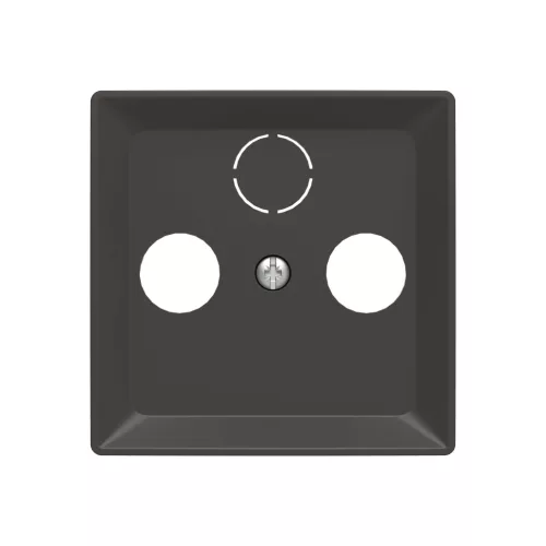 ABB TV-R / TV-R-Sat fedlap, Zoni, fekete matt 5011T-A00300 237, 2CHT080300A4237