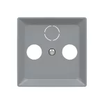 ABB TV-R / TV-R-Sat fedlap, Zoni, szürke 5011T-A00300 241 , 2CHT080300A4241