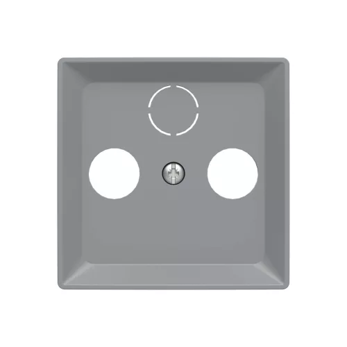 ABB TV-R / TV-R-Sat fedlap, Zoni, szürke 5011T-A00300 241 , 2CHT080300A4241