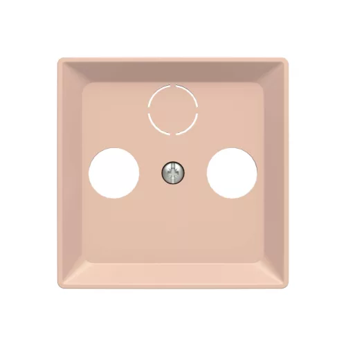 ABB TV-R / TV-R-Sat fedlap, Zoni, púder 5011T-A00300 242, 2CHT080300A4242