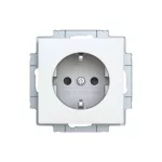 ABB Dugalj SCHUKO/földelt gyermekvédett, Zoni, fehér matt 6620T-A07657 240, 2CHT207657A4240
