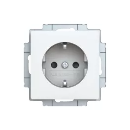   ABB Dugalj SCHUKO/földelt gyermekvédett, Zoni, fehér matt 6620T-A07657 240, 2CHT207657A4240