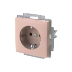 ABB Dugalj SCHUKO/földelt gyermekvédett, Zoni, púder 6620T-A07657 242, 2CHT207657A4242