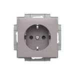 ABB Dugalj SCHUKO/földelt gyermekvédett, Zoni, bézs 6620T-A07657 244, 2CHT207657A4244