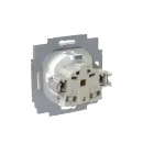 ABB Dugalj SCHUKO/földelt gyermekvédett, Zoni, bézs 6620T-A07657 244, 2CHT207657A4244