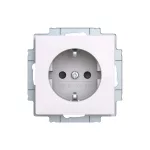 ABB Dugalj SCHUKO/földelt gyermekvédett, Zoni, fehér 6620T-A07657 500, 2CHT207657A4500