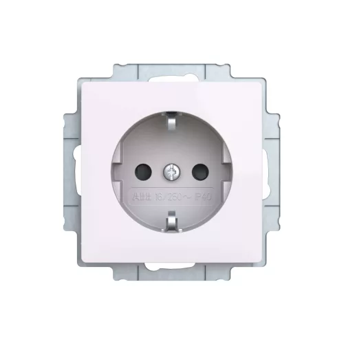 ABB Dugalj SCHUKO/földelt gyermekvédett, Zoni, fehér 6620T-A07657 500, 2CHT207657A4500