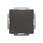 ABB Dugalj SCHUKO/földelt gyermekvédett, IP44 
Zoni, fekete matt 6620T-A07995 237, 2CHT207995A6237