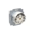 ABB Dugalj SCHUKO/földelt gyermekvédett, IP44
Zoni, fehér matt 6620T-A07995 240, 2CHT207995A6240