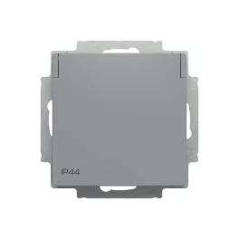   ABB Dugalj SCHUKO/földelt gyermekvédett, IP44
Zoni, szürke 6620T-A07995 241, 2CHT207995A6241