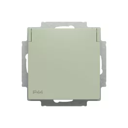   ABB Dugalj SCHUKO/földelt gyermekvédett, IP44
Zoni, olíva 6620T-A07995 243, 2CHT207995A6243