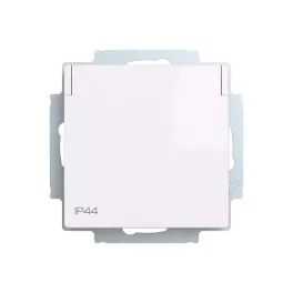   ABB Dugalj SCHUKO/földelt gyermekvédett, IP44Zoni, fehér 6620T-A07995 500, 2CHT207995A6500