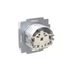 ABB Dugalj SCHUKO/földelt gyermekvédett, IP44Zoni, fehér 6620T-A07995 500, 2CHT207995A6500