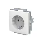ABB Dugalj SCHUKO/földelt gyermekvédelem nélkül,
Zoni, fehér matt 6620T-A08337 240, 2CHT208337A4240