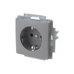 ABB Dugalj SCHUKO/földelt gyermekvédelem nélkül,
Zoni, szürke 6620T-A08337 241, 2CHT208337A4241