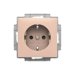   ABB Dugalj SCHUKO/földelt gyermekvédelem nélkül,
Zoni, púder 6620T-A08337 242, 2CHT208337A4242