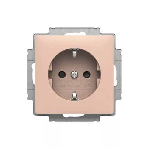 ABB Dugalj SCHUKO/földelt gyermekvédelem nélkül,
Zoni, púder 6620T-A08337 242, 2CHT208337A4242