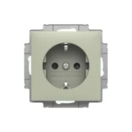   ABB Dugalj SCHUKO/földelt gyermekvédelem nélkül,
Zoni, olíva 6620T-A08337 243, 2CHT208337A4243