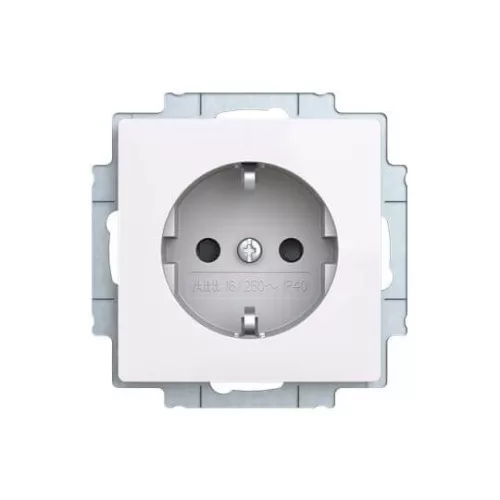 ABB Dugalj SCHUKO/földelt gyermekvédelem nélkül,
Zoni, fehér 6620T-A08337 500, 2CHT208337A4500