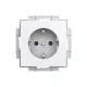 ABB Dugalj SCHUKO/földelt gyermekvédelem nélkül,
Zoni, fehér 6620T-A08337 500, 2CHT208337A4500