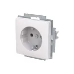 ABB Dugalj SCHUKO/földelt gyermekvédelem nélkül,
Zoni, fehér 6620T-A08337 500, 2CHT208337A4500