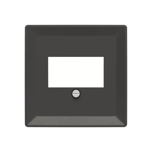 ABB USB / HDMI / VGA / stereo fedlap, Zoni, fekete matt 5014T-A00040 237, 2CHT290040A4237