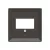 ABB USB / HDMI / VGA / stereo fedlap, Zoni, fekete matt 5014T-A00040 237, 2CHT290040A4237