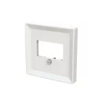 ABB USB / HDMI / VGA / stereo fedlap, Zoni, fehér matt 5014T-A00040 240, 2CHT290040A4240