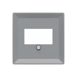   ABB USB / HDMI / VGA / stereo fedlap, Zoni, szürke 5014T-A00040 241, 2CHT290040A4241