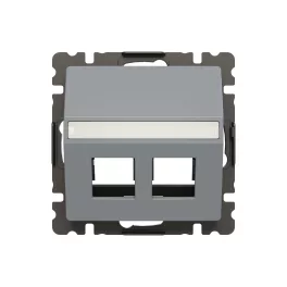   ABB Kommunikációs fedlap, Zoni, szürke 5014T-A00418 241, 2CHT290418A4241