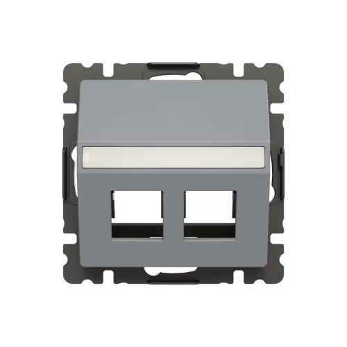 ABB Kommunikációs fedlap, Zoni, szürke 5014T-A00418 241, 2CHT290418A4241