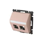 ABB Kommunikációs fedlap, Zoni, púder 5014T-A00418 242, 2CHT290418A4242