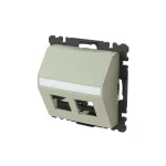 ABB Kommunikációs fedlap, Zoni, olíva 5014T-A00418 243, 2CHT290418A4243