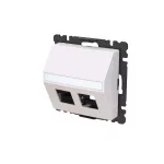 ABB Kommunikációs fedlap, Zoni, fehér 5014T-A00418 500, 2CHT290418A4500