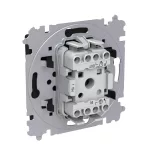 ABB Egypólusú kapcsoló billentyűvel, csavaros rögzítés, Zoni, fekete matt 3559T-A01345 237W, 2CHT590135A6237